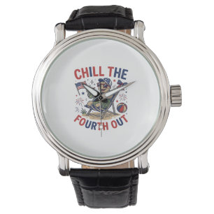 Chill The Fourth Out Turtle Summer Holiday Shirt_1 Watch