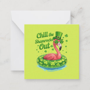 Chill The Shamrocks Out Funny St Patrick’s Day Card