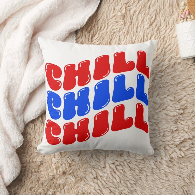 Chill Throw Pillow – Cosy Relaxation Decor cushion (Blanket)