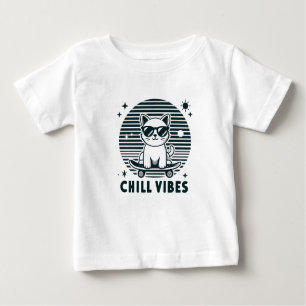 Chill Vibes Baby Cool Graphic Jersey Tee