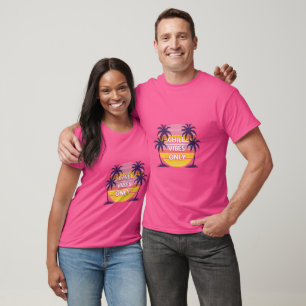Chill Vibes Only T-Shirt – Retro Sunset 80s Vaporw