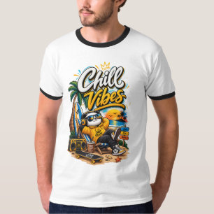 Chill Vibes – Tropical Summer Good Vibes Design T-Shirt