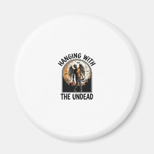 Chill Zombie Shirt Vintage Halloween Graphic_1 Magnet
