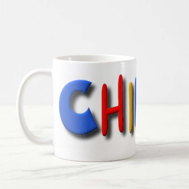 chillax coffee mug (Left)