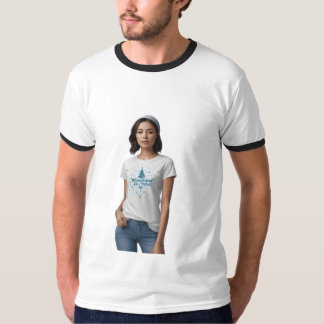 Chilled to Perfection: Zazzle Mockup Delight T-Shirt