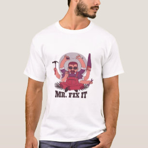 ChilledWorld “Mr. Fix It” Graphic Cotton T-Shirt