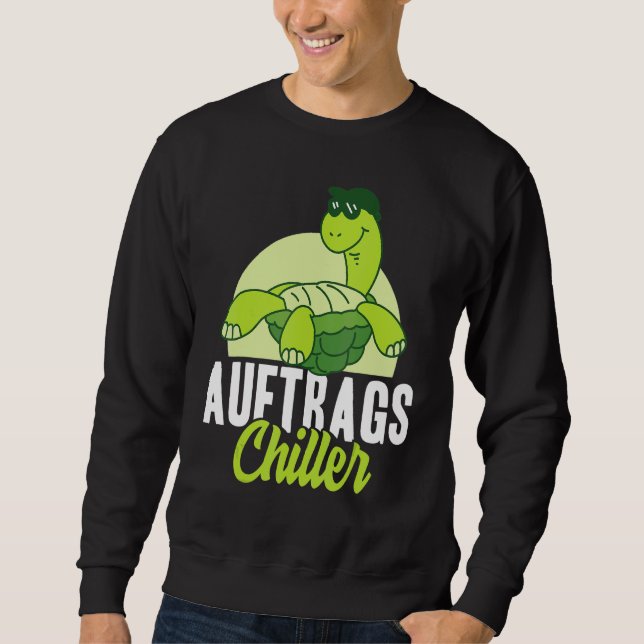 Chiller Relax Turtle Critter Cool Sweatshirt (Front)