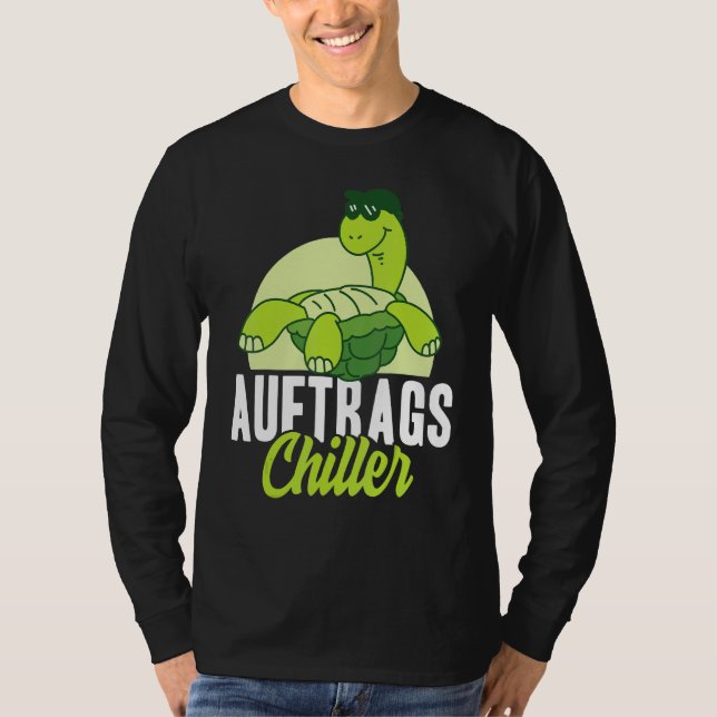 Chiller Relax Turtle Critter Cool T-Shirt (Front)