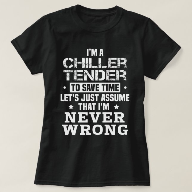Chiller Tender T-Shirt (Design Front)
