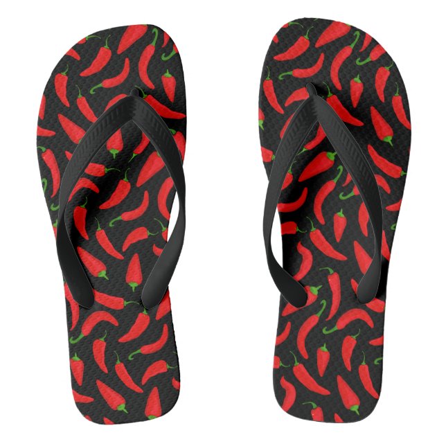 Chilli Addict Red Pepper Jandals (Footbed)