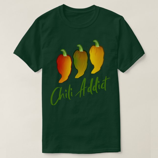 Chilli Addict T-Shirt (Design Front)