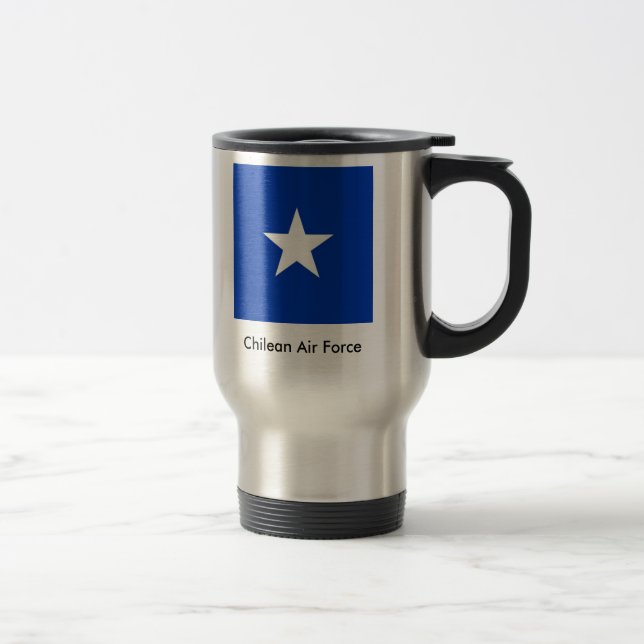 Chilli Air Force, Chilean Air Force Travel Mug (Right)