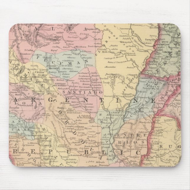 Chilli, Argentine Republic, Paraguay, and Uruguay Mouse Pad (Front)