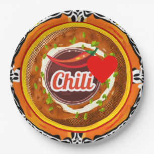 Chilli Bowl Paper Plate