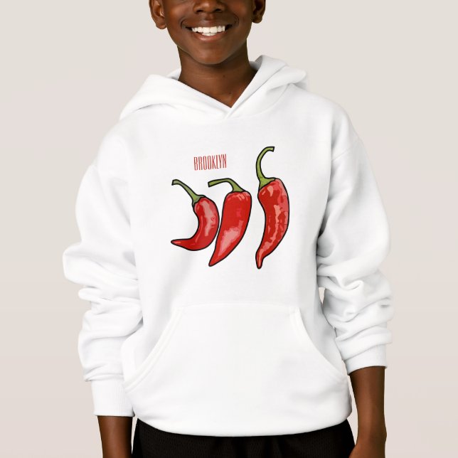 Chilli cartoon illustration  (Front)