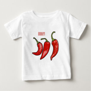 Chilli cartoon illustration  baby T-Shirt