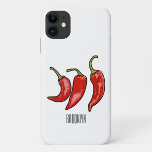 Chilli cartoon illustration  Case-Mate iPhone case