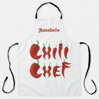 Chilli Chef Personalise Long Apron
