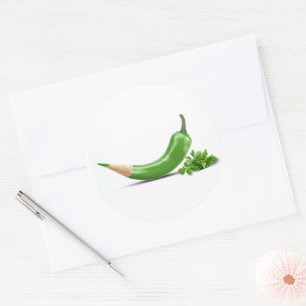 Chilli Classic Round Sticker