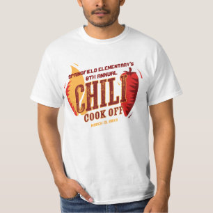 Chilli Cook Off   BBQ Cookout Contest T-Shirt