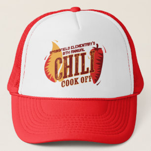 Chilli Cook Off   BBQ Cookout Contest Trucker Hat