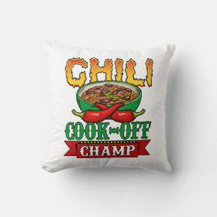 Chilli Cook Off Champ Competition Winner Cushion