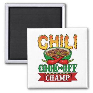 Chilli Cook Off Champ Competition Winner Magnet