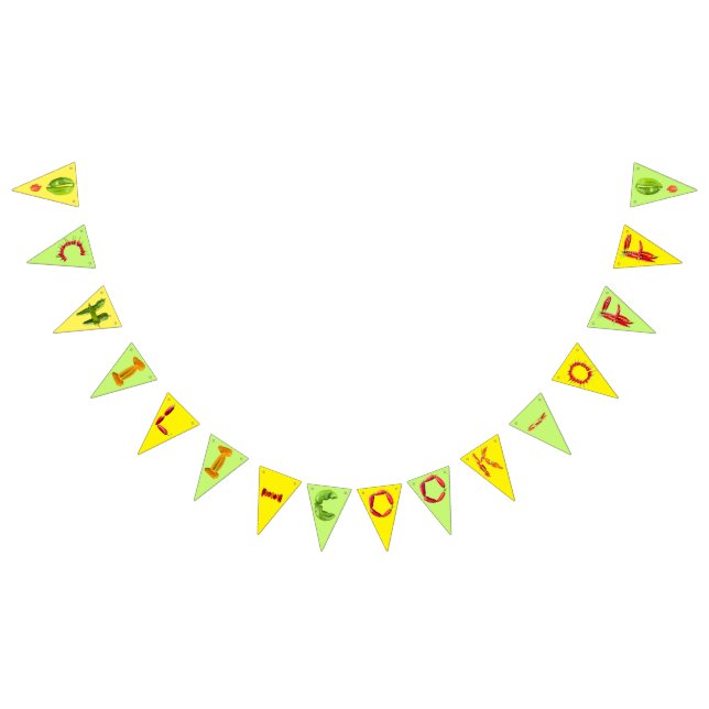 Chilli Cook-off Chilli Pepper Hot and Spicy  Bunting (All)