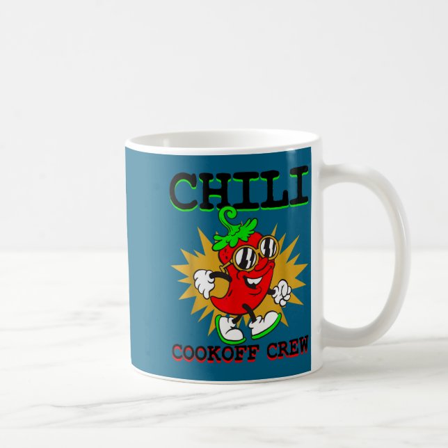 Chilli cook off crew chilli pepper cooking coffee mug (Right)