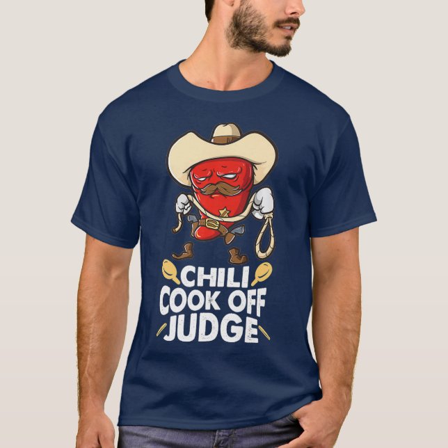Chilli Cook Off Judge Cooking Competition Team T-Shirt (Front)