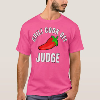 Chilli Cook Off Judge Shirt With Red Chilli Pepper