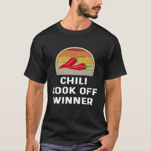 Chilli Cook Off Slayer Chilli Pepper Retro Cooking T-Shirt