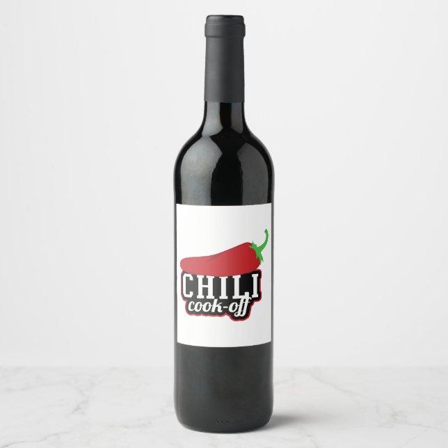 Chilli Cook-Off Wine Label (Front)