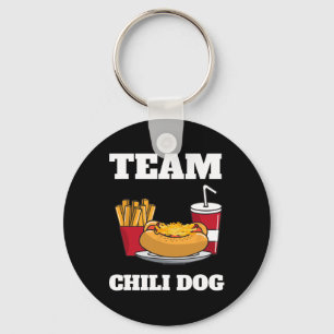 Chilli Dog And Hot Dog Man And Chilli Con Carne Fo Key Ring