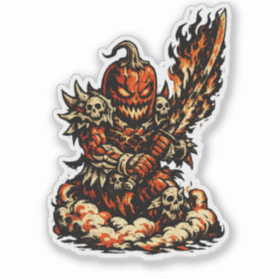 Chilli Fire Demon Halloween — Dark Warrior Retro 