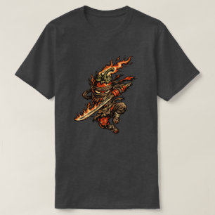 Chilli Fire Ninja — Funny Hot Pepper Warrior T-Shirt