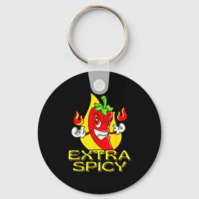 Chilli heatwave - extra spicy  key ring (Front)