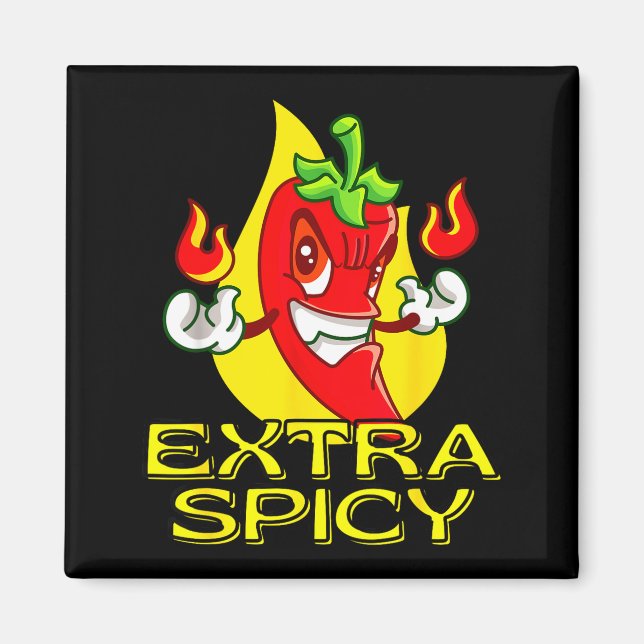 Chilli heatwave - extra spicy  magnet (Front)