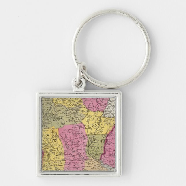 Chilli, La Plata And Uruguay Key Ring (Front)