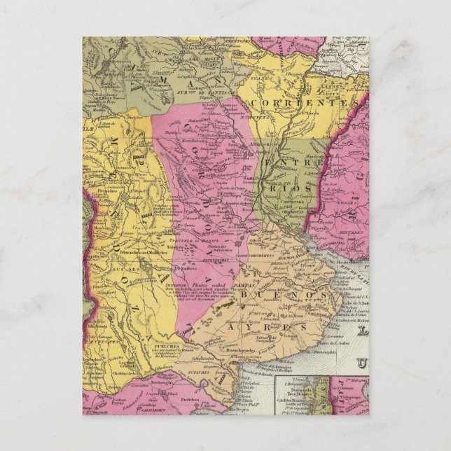 Chilli, La Plata And Uruguay Postcard (Front)