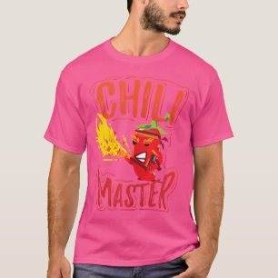 Chilli Master Food Contest Cook Off Red Pepper T-Shirt