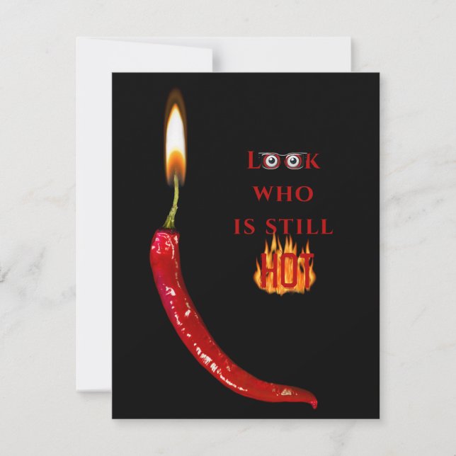 Chilli Pepper Birthday Party Invitation (Front)