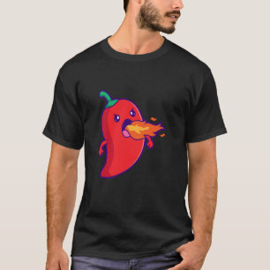 Chilli Pepper Breathing Fire T-Shirt