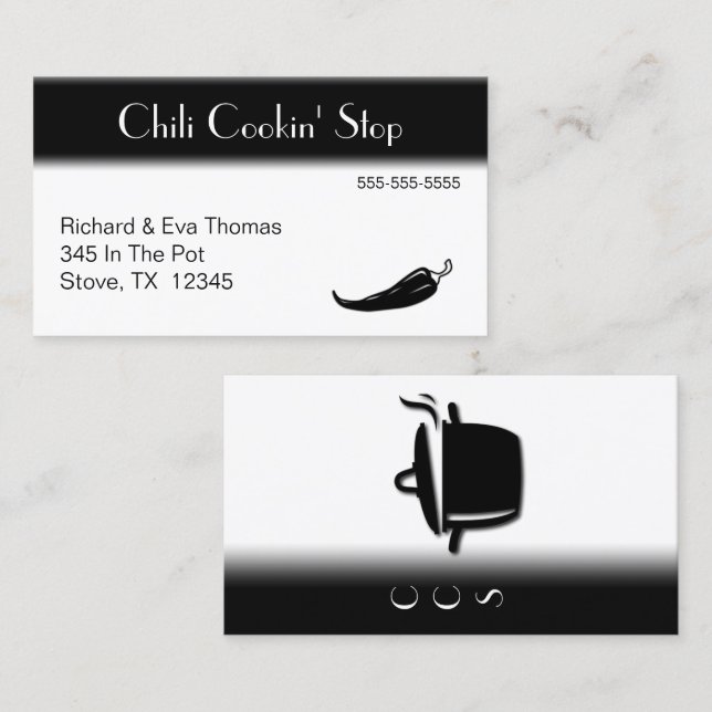 Chilli Pepper Business Card (Front/Back)