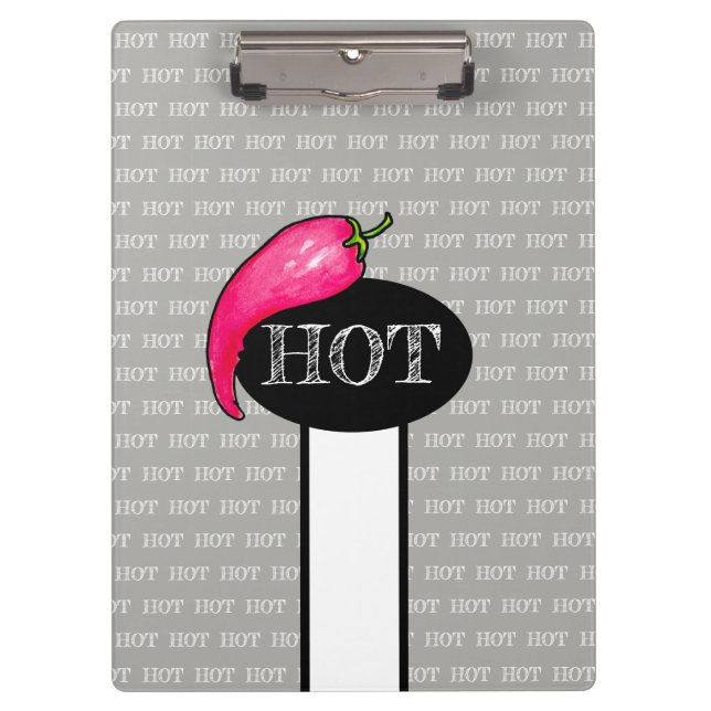 Chilli pepper clipboard (Front)