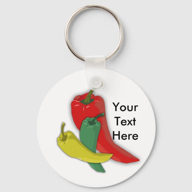 Chilli Pepper Group Key Ring (Front)