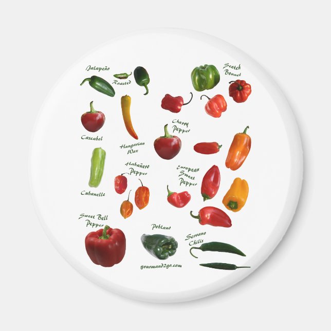 Chilli Pepper ID Magnet (Front)