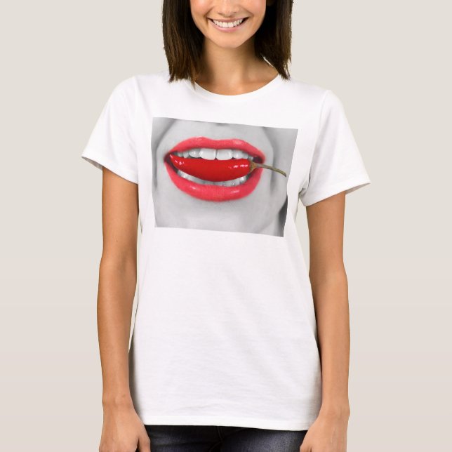 Chilli pepper lips T-Shirt (Front)