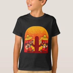 Chilli pepper mariachi band red chilis spicy food T-Shirt