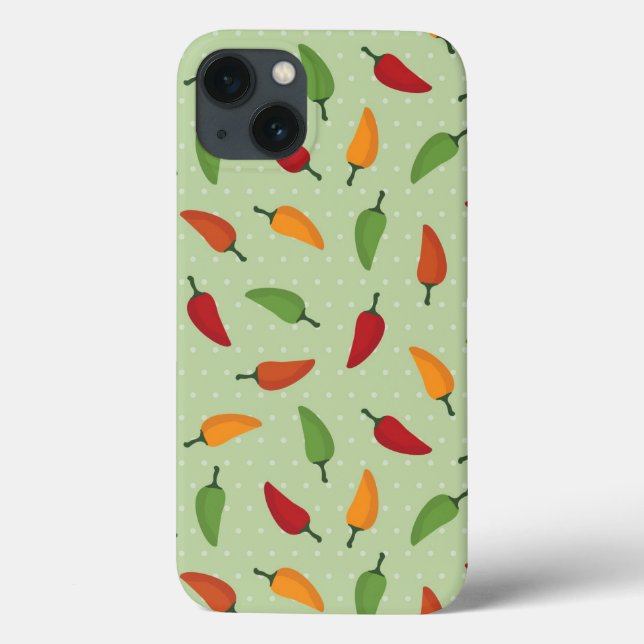 Chilli pepper pattern Case-Mate iPhone case (Back)